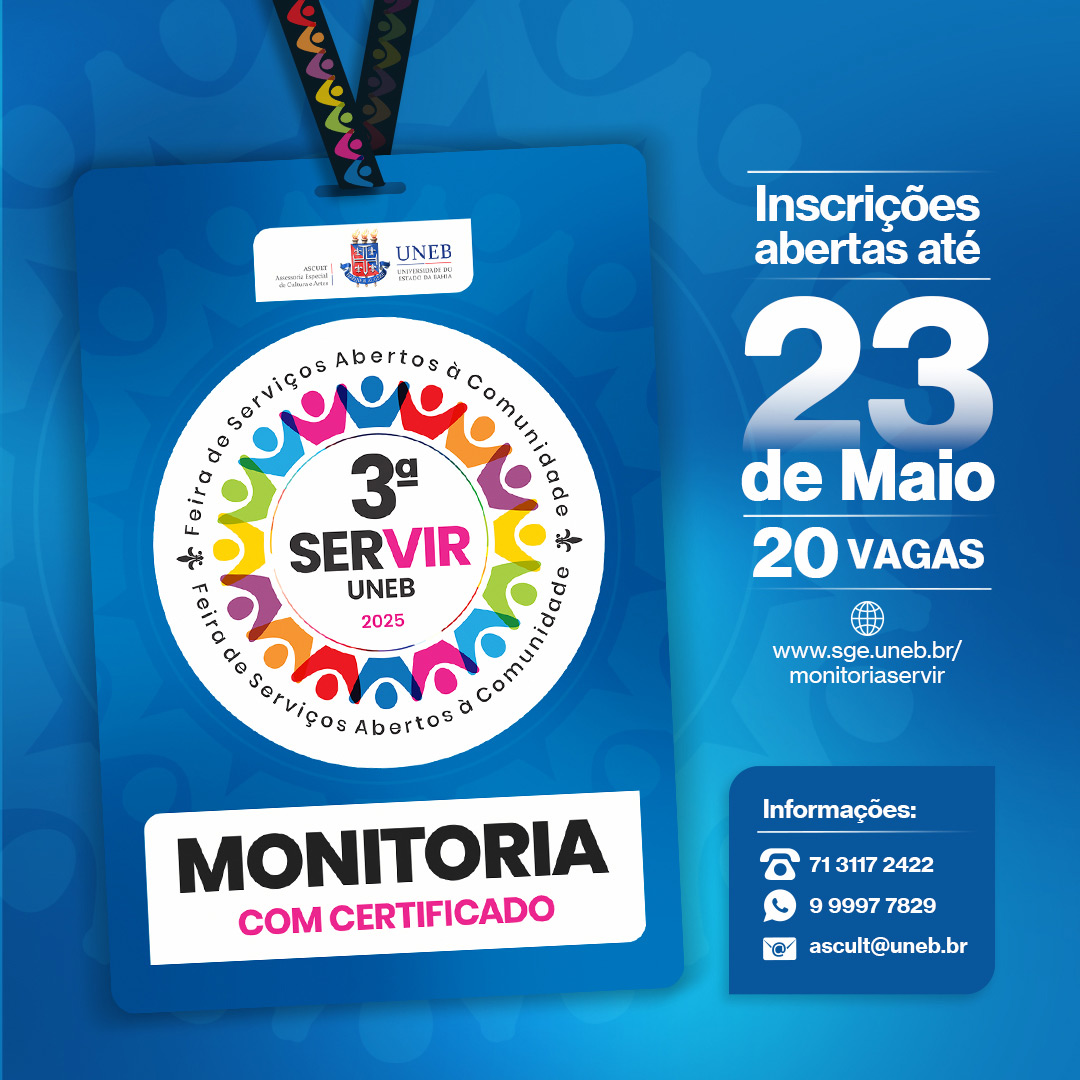 monitoria 3 servir