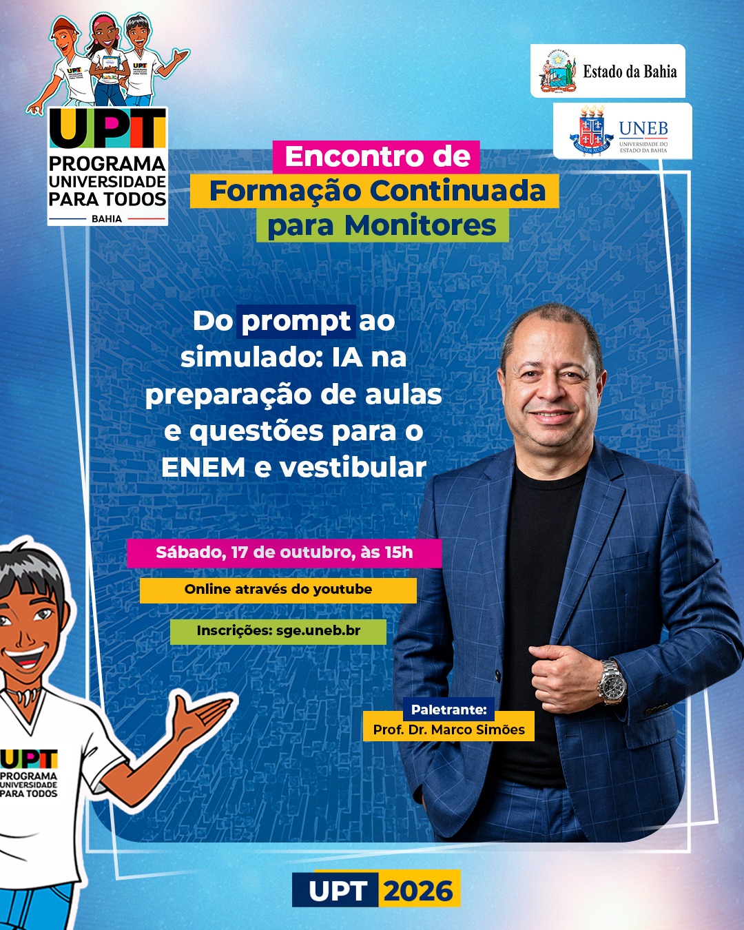 Formação para a monitoria UPT 