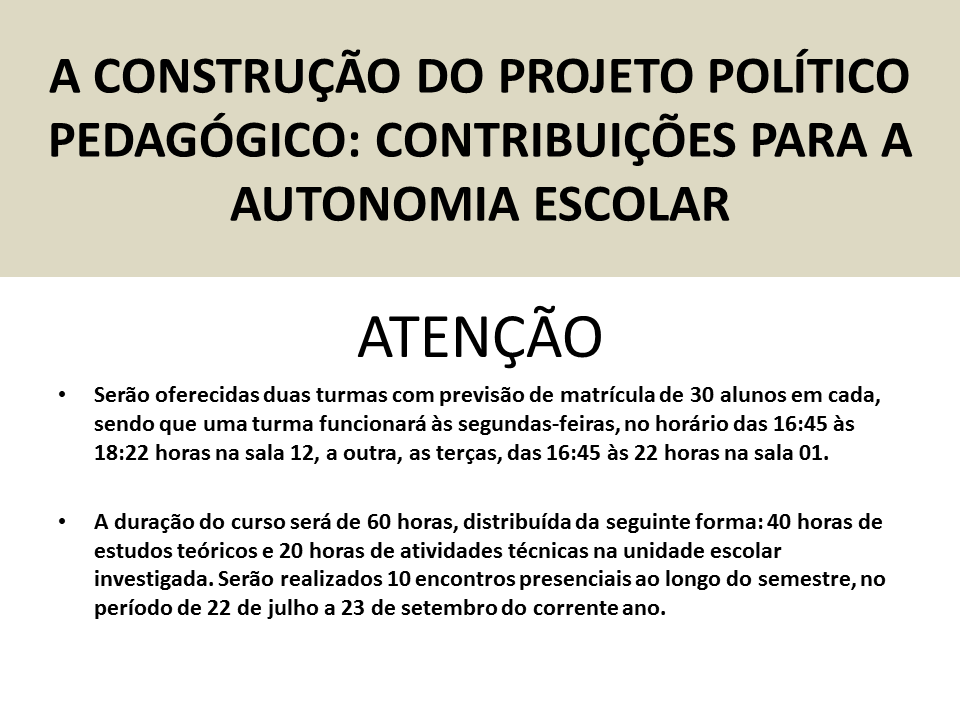 PROJETO PEDAGÓGICO