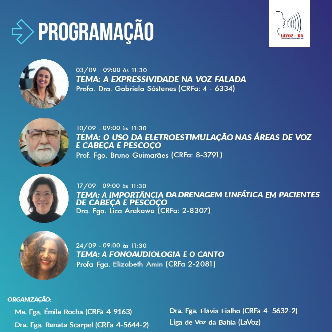 Palestrantes Ciclo 1